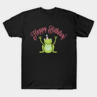 “Hoppy” Birthday Frog T-Shirt